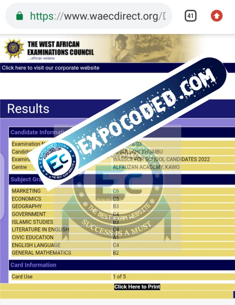 2024 WAEC QUESTIONS AND ANSWERS