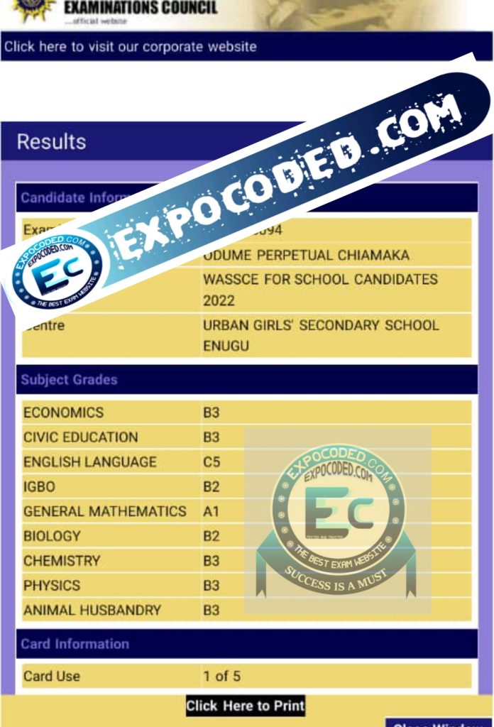 Waec runs 2024