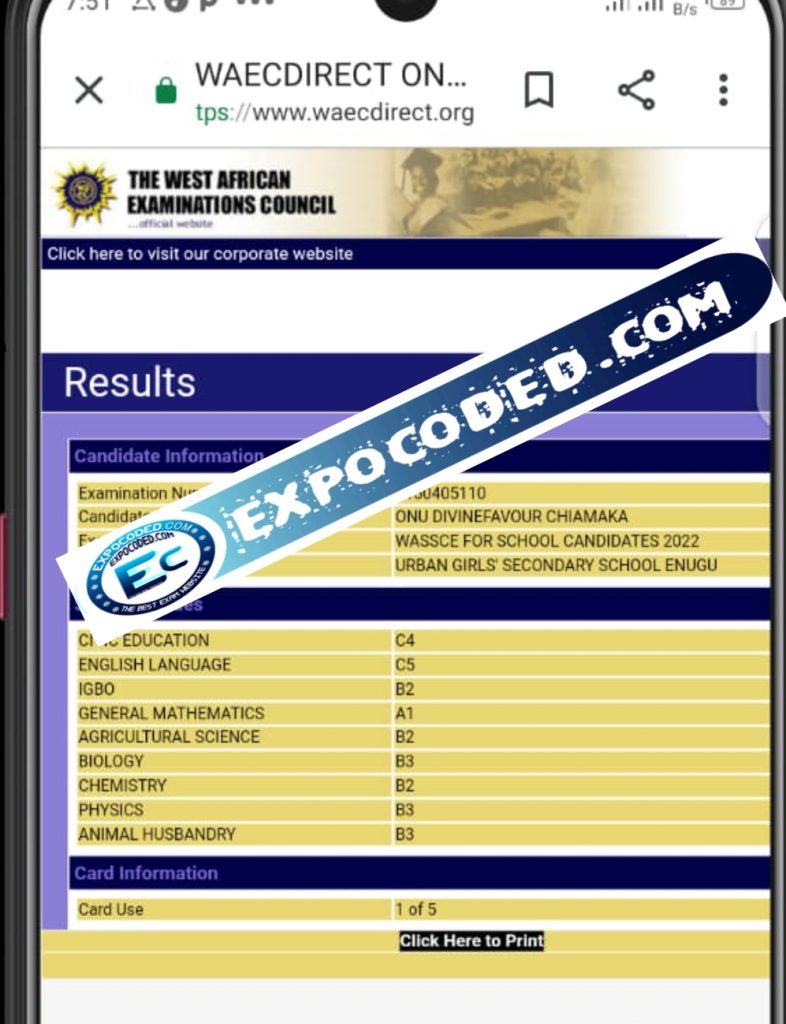 Waec runs 2024